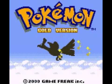 Pokemon Gold welcome